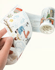 Pre-cut Winter's Whisper Wide Washi/PET Tape