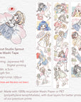 Pre-cut Studio Sprout Wide Washi/PET Tape