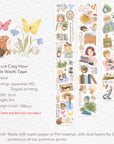 Pre-cut Cozy Hour Wide Washi/PET Tape | The Washi Tape Shop. Beautiful Washi and Decorative Tape For Bullet Journals, Gift Wrapping, Planner Decoration and DIY Projects