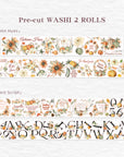 Pre-cut Autumn Hues Bundle | The Washi Tape Shop. Beautiful Washi and Decorative Tape For Bullet Journals, Gift Wrapping, Planner Decoration and DIY Projects