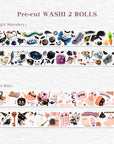 Pre-cut Midnight Monsters Bundle | The Washi Tape Shop. Beautiful Washi and Decorative Tape For Bullet Journals, Gift Wrapping, Planner Decoration and DIY Projects