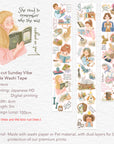 Pre-cut Sunday Vibe Wide Washi/PET Tape | The Washi Tape Shop. Beautiful Washi and Decorative Tape For Bullet Journals, Gift Wrapping, Planner Decoration and DIY Projects