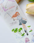 Pre-cut Morning Dew Wide Washi/PET Tape | The Washi Tape Shop. Beautiful Washi and Decorative Tape For Bullet Journals, Gift Wrapping, Planner Decoration and DIY Projects
