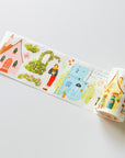 Pre-cut Aurora House Wide Washi/PET Tape | The Washi Tape Shop. Beautiful Washi and Decorative Tape For Bullet Journals, Gift Wrapping, Planner Decoration and DIY Projects