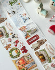 Pre-cut Winter's Whisper Wide Washi/PET Tape