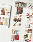 Pre-cut Cats and Books Wide Washi/PET Tape | The Washi Tape Shop. Beautiful Washi and Decorative Tape For Bullet Journals, Gift Wrapping, Planner Decoration and DIY Projects