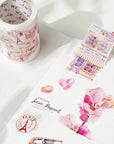 Pre-cut Parisian Charm Wide Washi/PET Tape | The Washi Tape Shop. Beautiful Washi and Decorative Tape For Bullet Journals, Gift Wrapping, Planner Decoration and DIY Projects