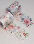 Pre-cut Holly Bloom Wide Washi/PET Tape (Seashell Gilded)