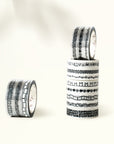 Pixel Dash Slim Washi/PET Tape Set | The Washi Tape Shop. Beautiful Washi and Decorative Tape For Bullet Journals, Gift Wrapping, Planner Decoration and DIY Projects