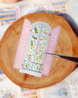Pre-cut Cottage Panes Wide Washi/PET Tape