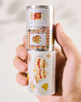 Pre-cut Autumn Pantry Wide Washi/PET Tape (Seashell Gilded)