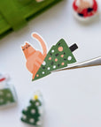 Pre-cut Santa Paws Wide Washi/PET Tape