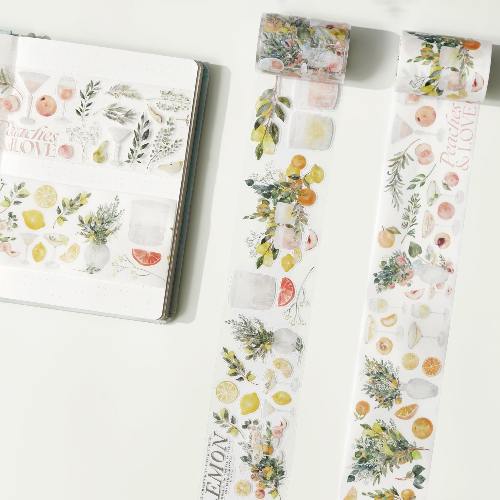 Pre-cut Mediterranean Breeze Wide Washi/PET Tape | The Washi Tape Shop. Beautiful Washi and Decorative Tape For Bullet Journals, Gift Wrapping, Planner Decoration and DIY Projects
