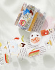 Pre-cut Dinner Time Wide Washi/PET Tape | The Washi Tape Shop. Beautiful Washi and Decorative Tape For Bullet Journals, Gift Wrapping, Planner Decoration and DIY Projects