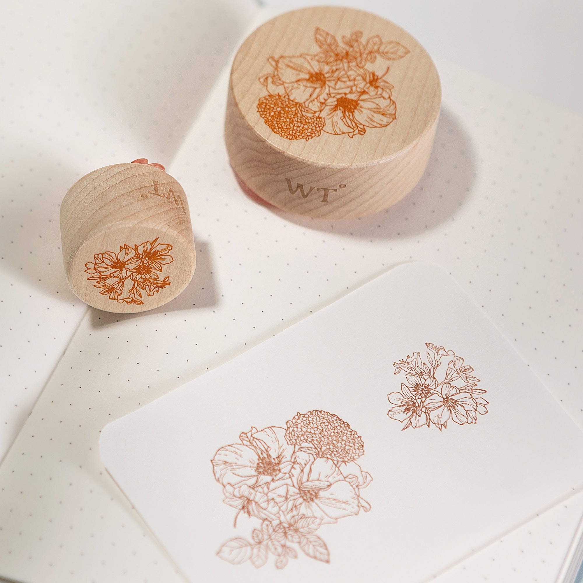 Tranquil Blossom Stamp Set | The Washi Tape Shop. Beautiful Washi and Decorative Tape For Bullet Journals, Gift Wrapping, Planner Decoration and DIY Projects