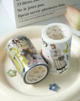 Pre-cut Silent Silhouette Wide Washi/PET Tape | The Washi Tape Shop. Beautiful Washi and Decorative Tape For Bullet Journals, Gift Wrapping, Planner Decoration and DIY Projects