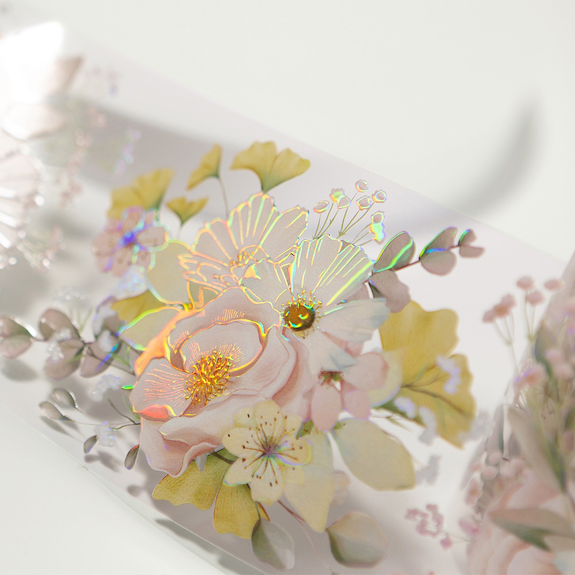 Pretty Florals Wide Washi / PET Tape
