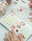 Pre-cut Ghoulish Gathering Wide Washi/PET Tape