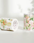 Pre-cut Summer Blossom Wide Washi/PET Tape | The Washi Tape Shop. Beautiful Washi and Decorative Tape For Bullet Journals, Gift Wrapping, Planner Decoration and DIY Projects