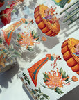 Pre-cut Autumn Reunion Wide Washi/PET Tape (GILDED)