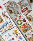 Pre-cut Winter's Whisper Wide Washi/PET Tape