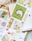 Pre-cut Summer Café Wide Washi/PET Tape | The Washi Tape Shop. Beautiful Washi and Decorative Tape For Bullet Journals, Gift Wrapping, Planner Decoration and DIY Projects