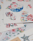Pre-cut Holly Bloom Wide Washi/PET Tape (Seashell Gilded)