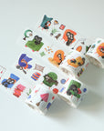 Paw Parlor Washi Tape Sticker Set | The Washi Tape Shop. Beautiful Washi and Decorative Tape For Bullet Journals, Gift Wrapping, Planner Decoration and DIY Projects