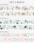 Ethereal Floral Bundle | The Washi Tape Shop. Beautiful Washi and Decorative Tape For Bullet Journals, Gift Wrapping, Planner Decoration and DIY Projects