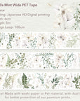 Vanilla Mint Wide Washi / PET Tape | The Washi Tape Shop. Beautiful Washi and Decorative Tape For Bullet Journals, Gift Wrapping, Planner Decoration and DIY Projects
