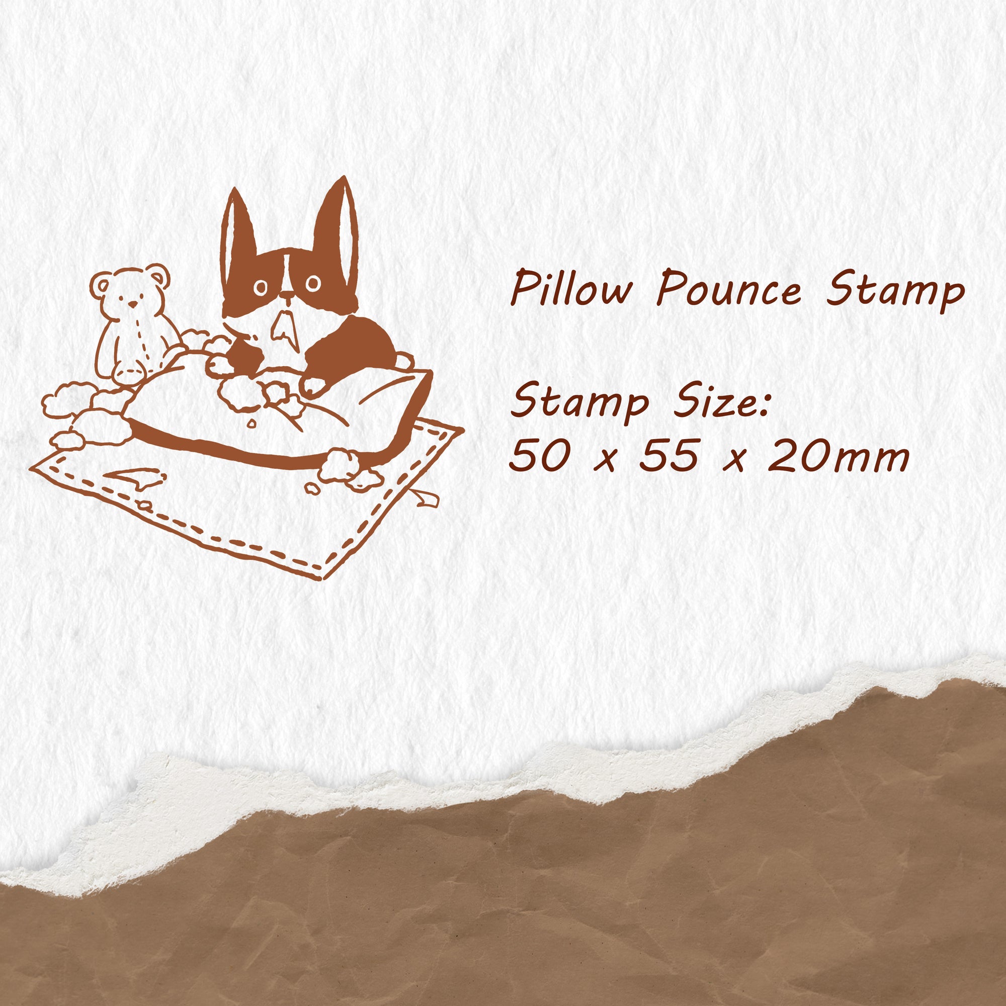 Pup Diary Stamp Set | The Washi Tape Shop. Beautiful Washi and Decorative Tape For Bullet Journals, Gift Wrapping, Planner Decoration and DIY Projects