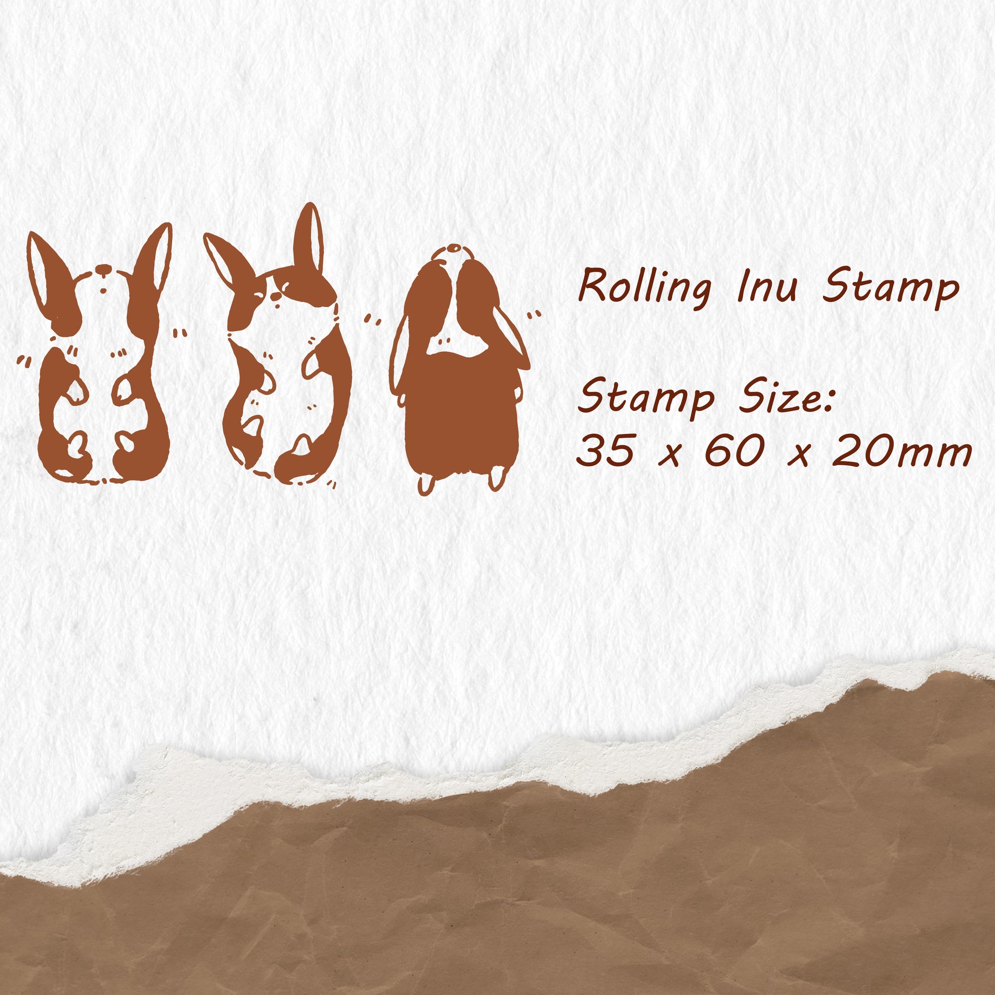 Pup Diary Stamp Set | The Washi Tape Shop. Beautiful Washi and Decorative Tape For Bullet Journals, Gift Wrapping, Planner Decoration and DIY Projects