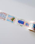 Pre-cut Cottage Panes Wide Washi/PET Tape
