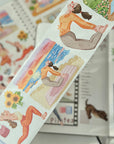 Pre-cut Yoga Sonnet Wide Washi/PET Tape | The Washi Tape Shop. Beautiful Washi and Decorative Tape For Bullet Journals, Gift Wrapping, Planner Decoration and DIY Projects