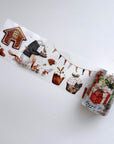 Pre-cut Woodland Chronicle Wide Washi/PET Tape (Seashell Gilded) | The Washi Tape Shop. Beautiful Washi and Decorative Tape For Bullet Journals, Gift Wrapping, Planner Decoration and DIY Projects