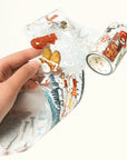 Pre-cut Winter's Whisper Wide Washi/PET Tape