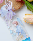 Pre-cut Morning Dew Wide Washi/PET Tape | The Washi Tape Shop. Beautiful Washi and Decorative Tape For Bullet Journals, Gift Wrapping, Planner Decoration and DIY Projects