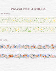 Petals en Blanc Bundle | The Washi Tape Shop. Beautiful Washi and Decorative Tape For Bullet Journals, Gift Wrapping, Planner Decoration and DIY Projects