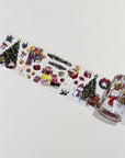 Pre-cut Yuletide Village Wide Washi/PET Tape (Seashell Gilded)