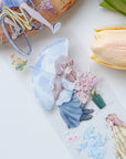 Pre-cut Morning Drizzle Wide Washi/PET Tape | The Washi Tape Shop. Beautiful Washi and Decorative Tape For Bullet Journals, Gift Wrapping, Planner Decoration and DIY Projects