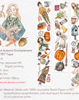 Pre-cut Autumn Enchantment Wide Washi/PET Tape | The Washi Tape Shop. Beautiful Washi and Decorative Tape For Bullet Journals, Gift Wrapping, Planner Decoration and DIY Projects