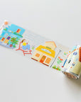Pre-cut Bloom House Wide Washi/PET Tape | The Washi Tape Shop. Beautiful Washi and Decorative Tape For Bullet Journals, Gift Wrapping, Planner Decoration and DIY Projects