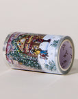 Pre-cut Yuletide Glow Wide Washi/PET Tape (Seashell Gilded)