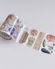 Pre-cut Summer Bazaar Wide Washi/PET Tape