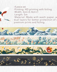 Waves of Rebun Washi Tape Set | The Washi Tape Shop. Beautiful Washi and Decorative Tape For Bullet Journals, Gift Wrapping, Planner Decoration and DIY Projects