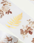 Vintage Botanicals Washi Tape Sticker Set (GILDED) | The Washi Tape Shop. Beautiful Washi and Decorative Tape For Bullet Journals, Gift Wrapping, Planner Decoration and DIY Projects