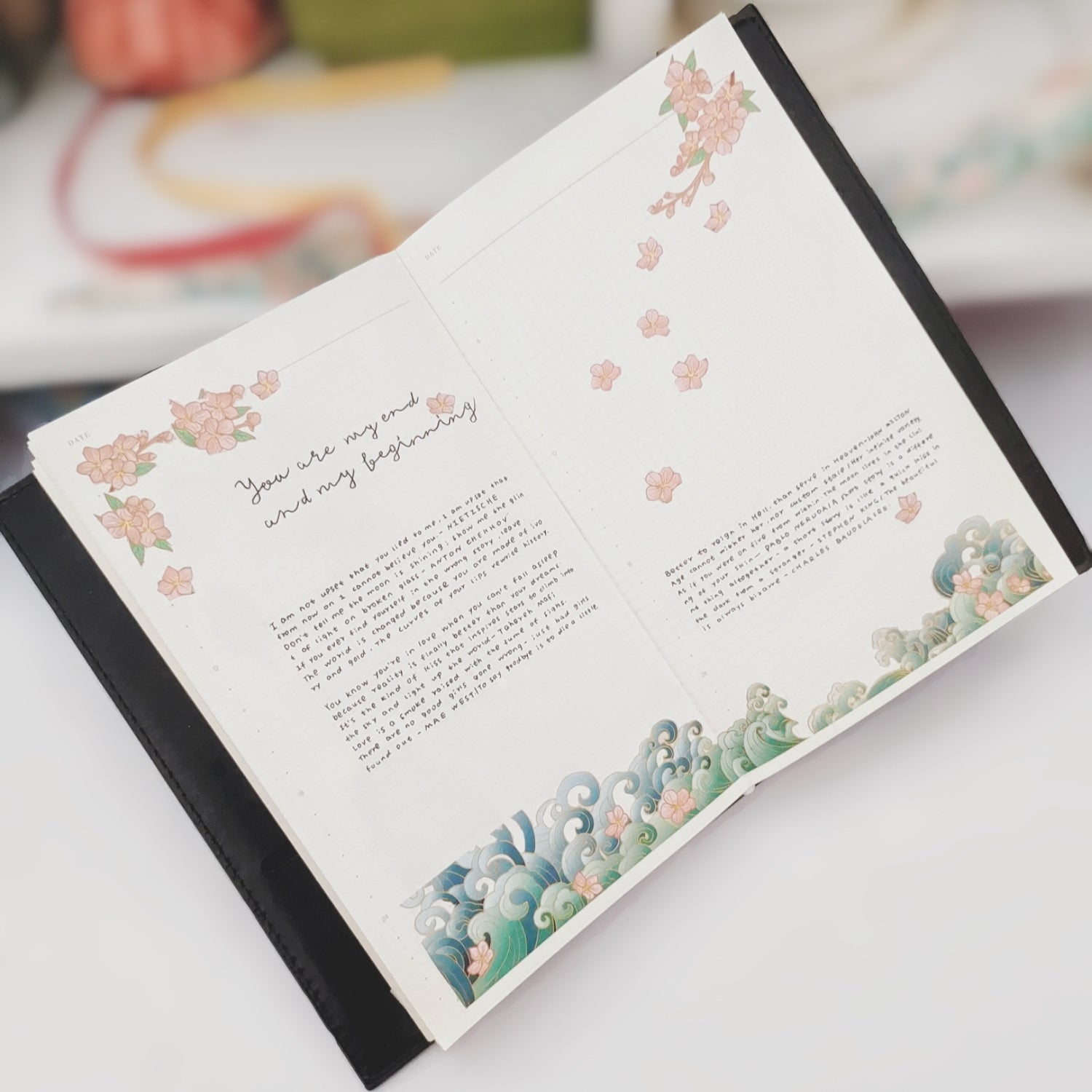 Waves of Rebun Washi Tape Set | The Washi Tape Shop. Beautiful Washi and Decorative Tape For Bullet Journals, Gift Wrapping, Planner Decoration and DIY Projects