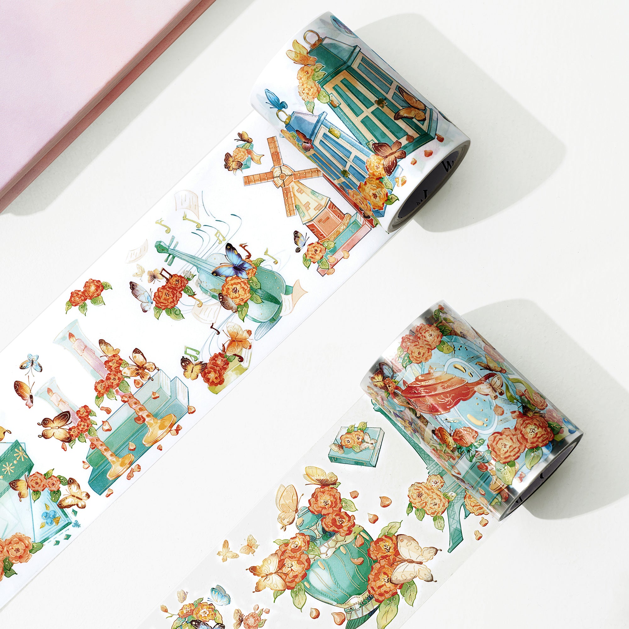 Butterfly Emporium Wide Washi / PET Tape (GILDED)