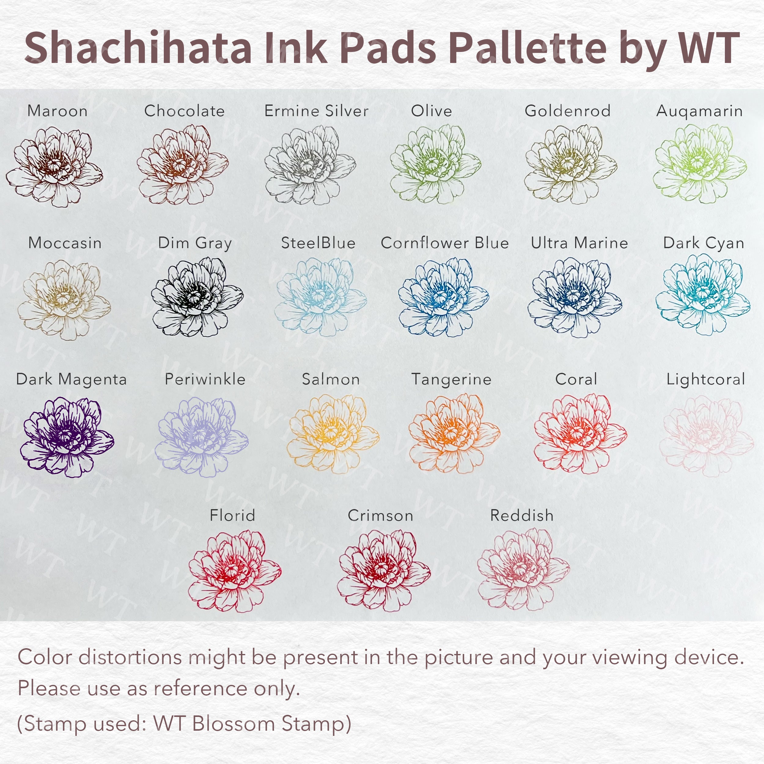 Shachihata - Iromoyo Ink Pad - Shimmer - SIlver Mouse