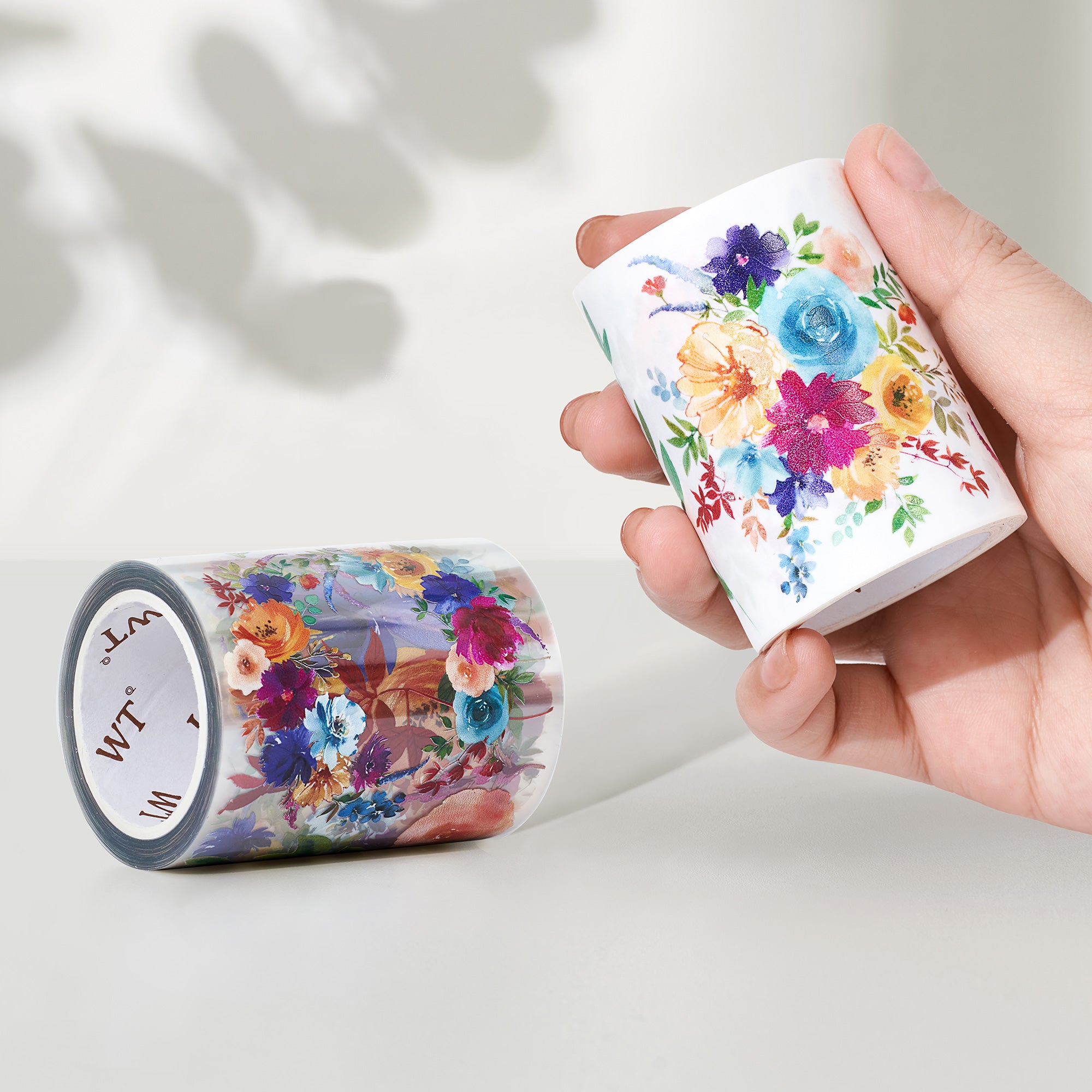 Pretty Florals Wide Washi / PET Tape | The Washi Tape Shop. Beautiful Washi and Decorative Tape For Bullet Journals, Gift Wrapping, Planner Decoration and DIY Projects